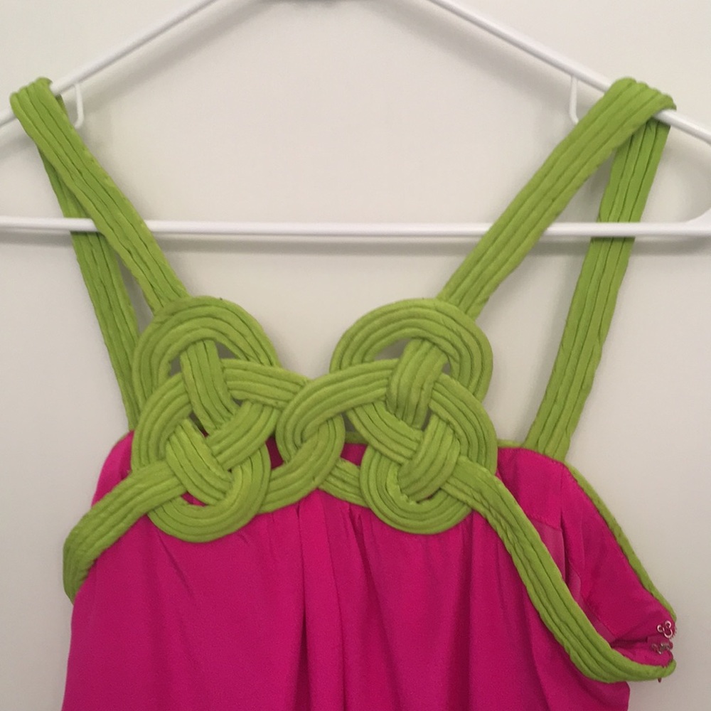 Hot pink Tang Gretchen Scott Design dress - Picture 2 of 4